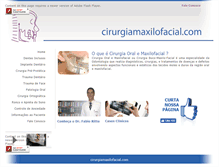 Tablet Screenshot of cirurgiamaxilofacial.com
